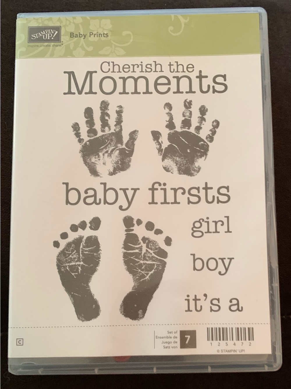 Stamp’in Up Baby Firsts. Rare ⭐️